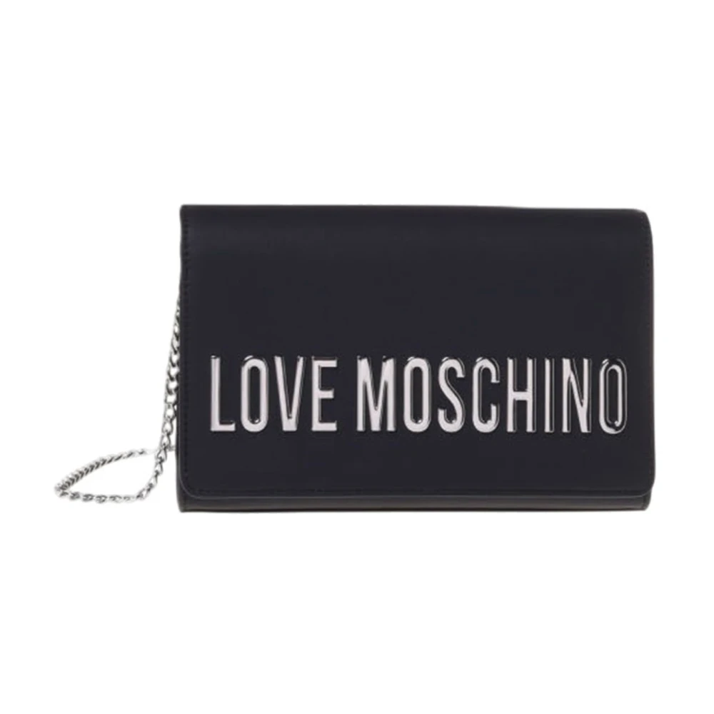 Moschino Zwarte Synthetische Dames Schoudertas Black Dames
