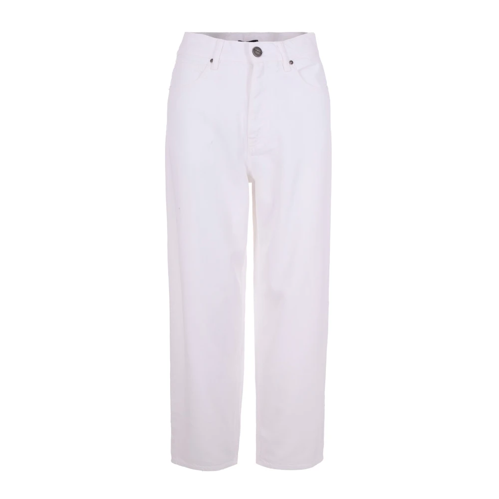 Pinko Women's White Cropped Jeans - Cropped Jeans - W29 - Jeans