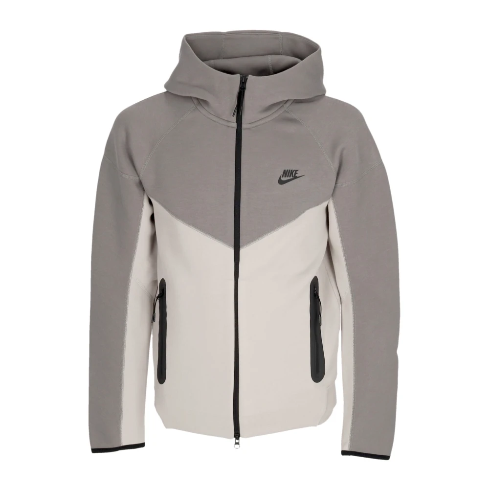 Nike Men's Gray Outdoor, Xs, Tech Fleece Hooded Zip Sweatshirt