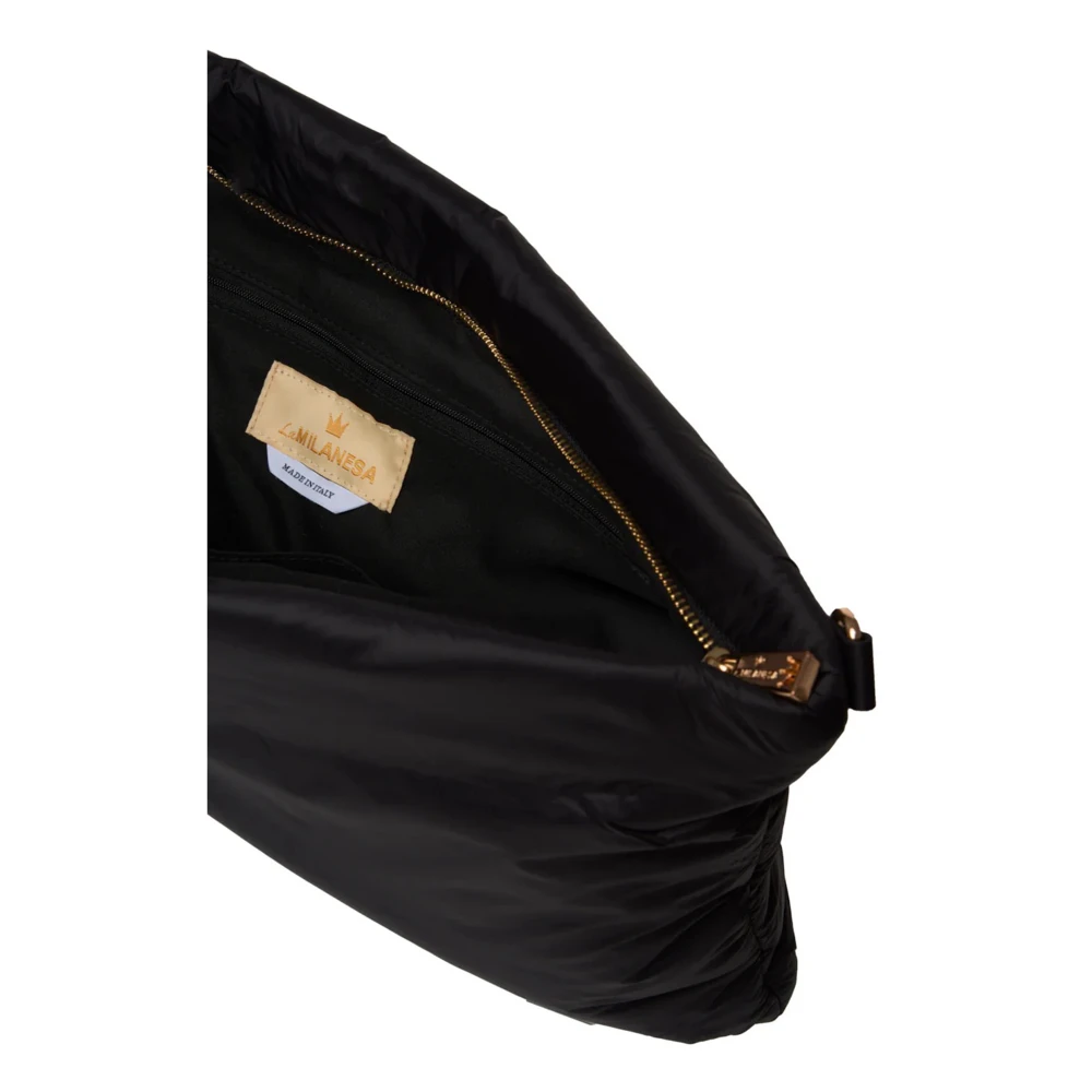 La Milanesa Elegante Clutch Handtas met 3D Sferen Black Dames
