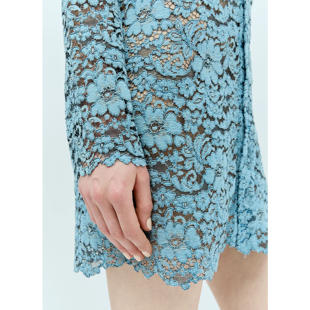 Eytys Kanten knoopjurk Blue Dames