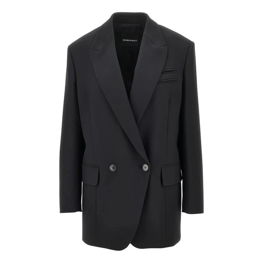Emporio Armani Donna Nero Giacche, S, New,