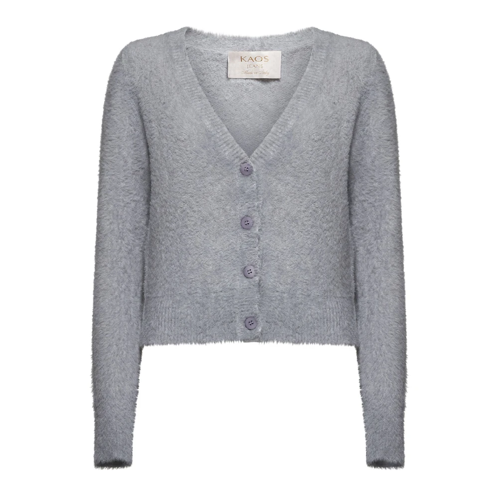 Kaos Denim Multi-Waistband Sweaters Gray Dames