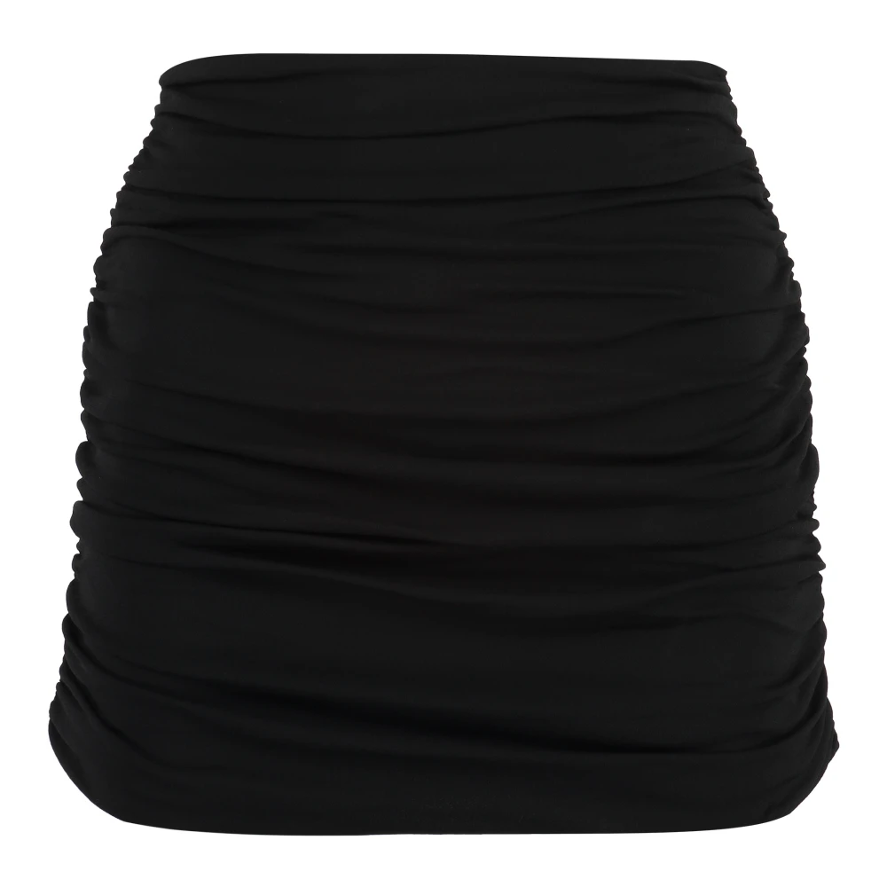 TORY BURCH Geplooide Jersey Stretch Rok Black Dames
