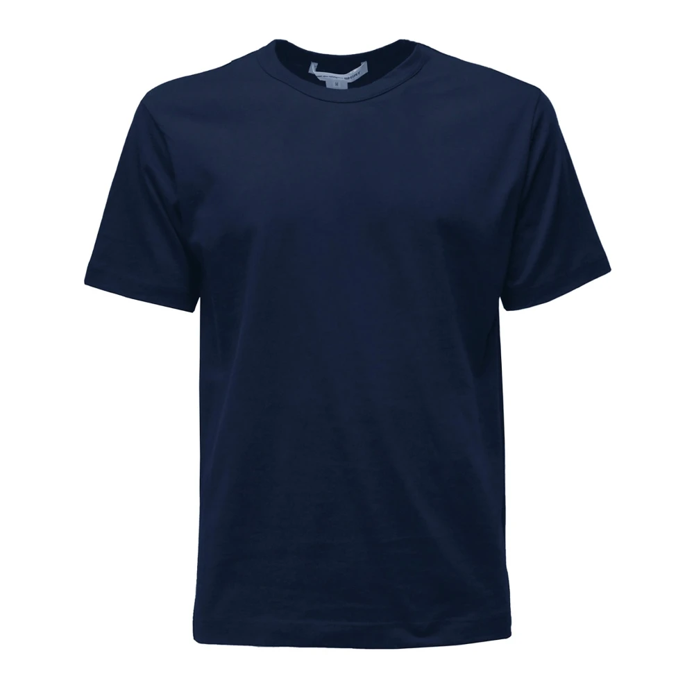 Comme des Garçons Blauwe Basic Half Sleeve T-shirt Blue Heren