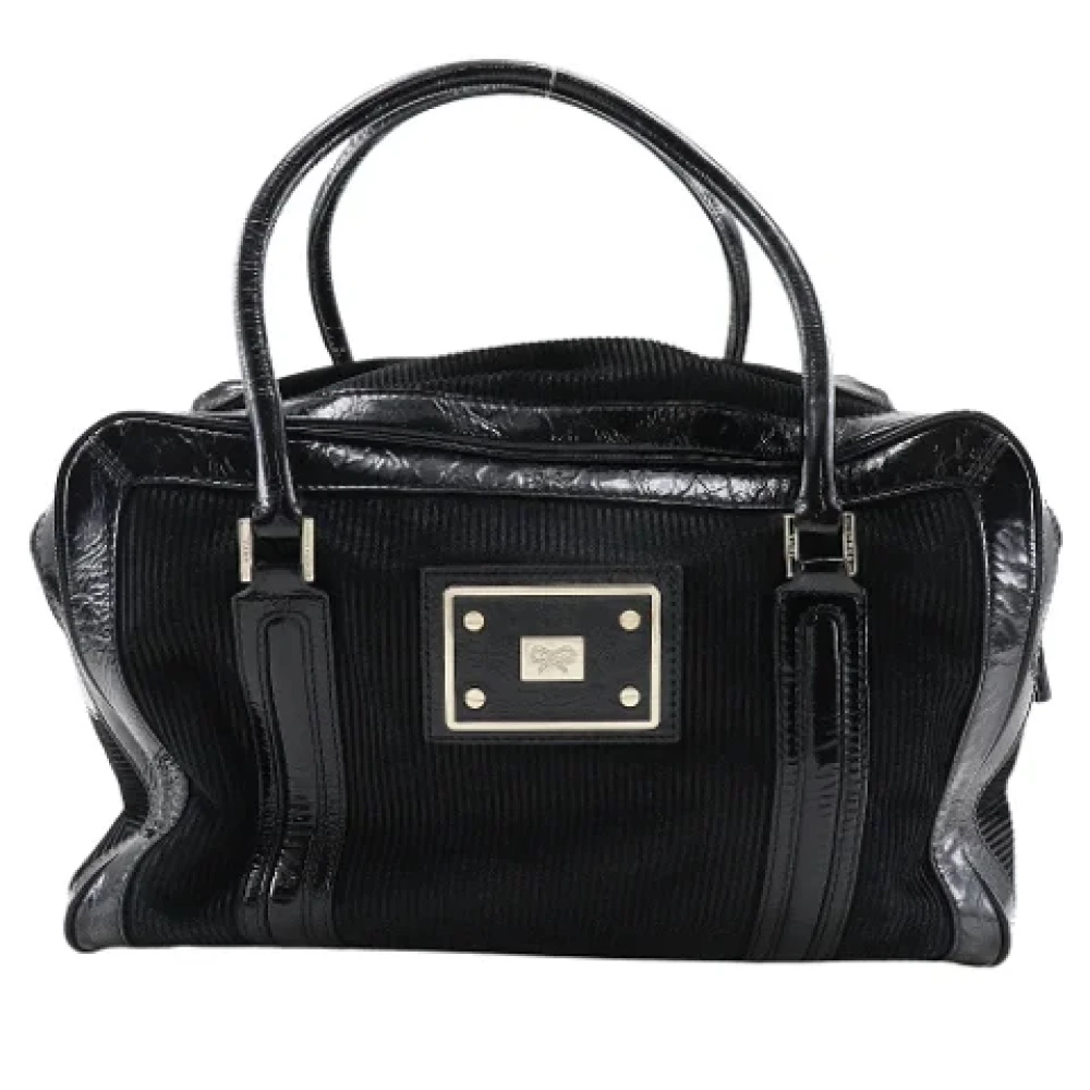 Anya Hindmarch Pre-owned Leather handbags Black Dames
