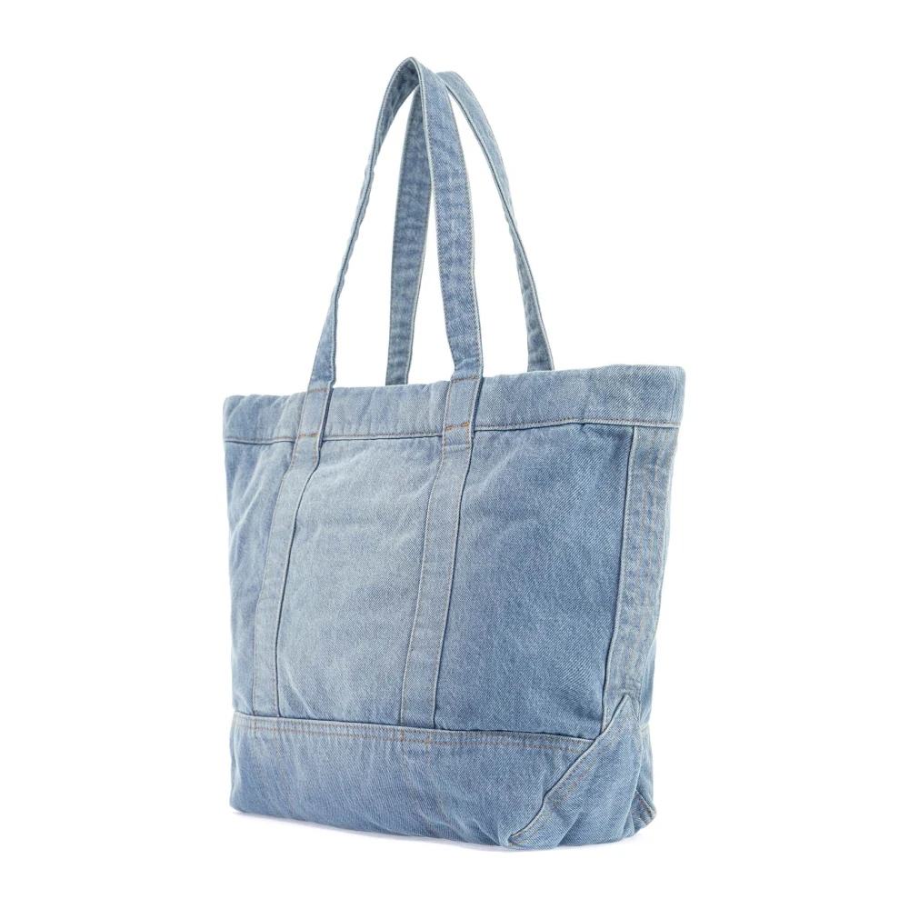 Polo Ralph Lauren Denim Polo Bear Tote Bag Blue Dames