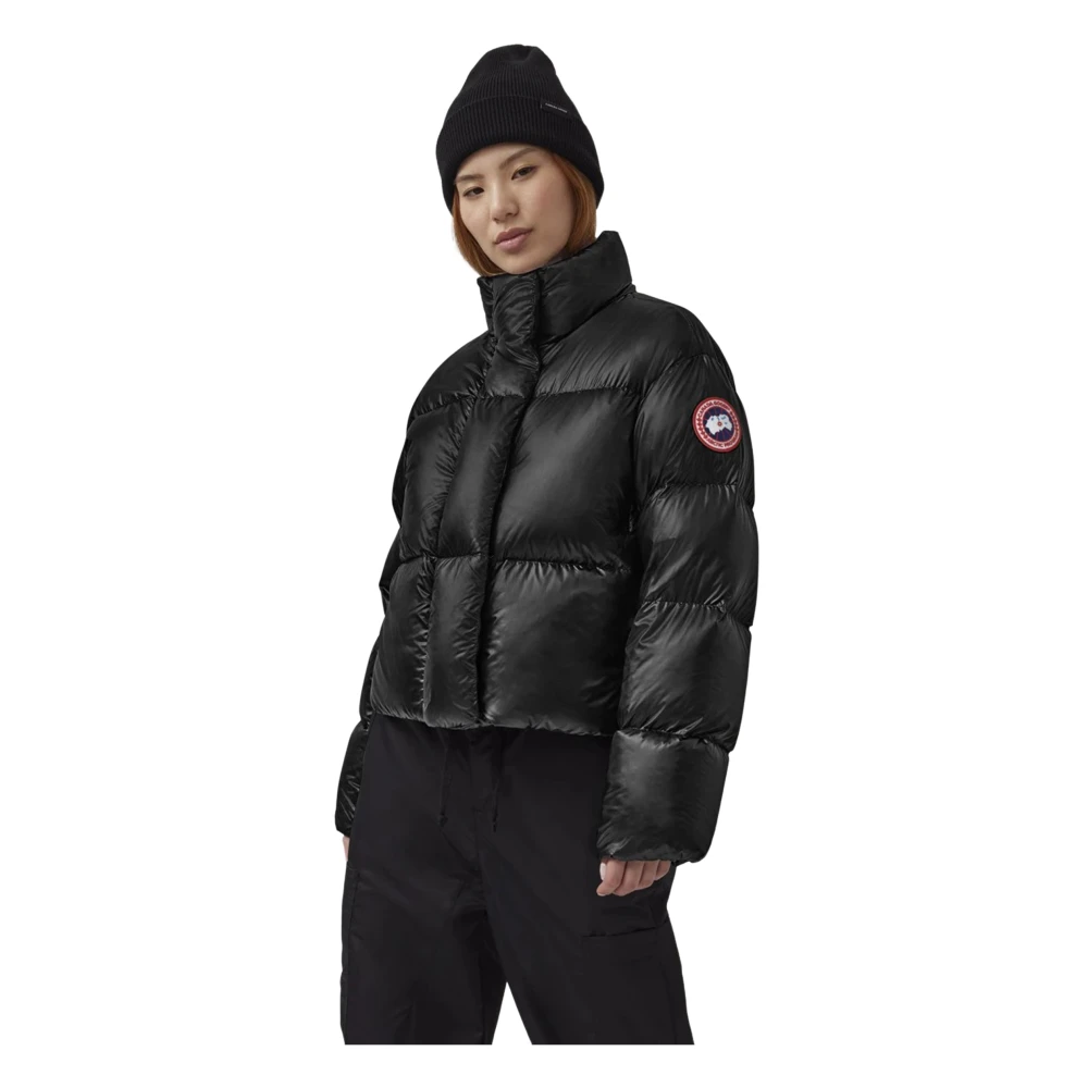 Canada Goose Cypress Cropped Puffer Jas Black Dames