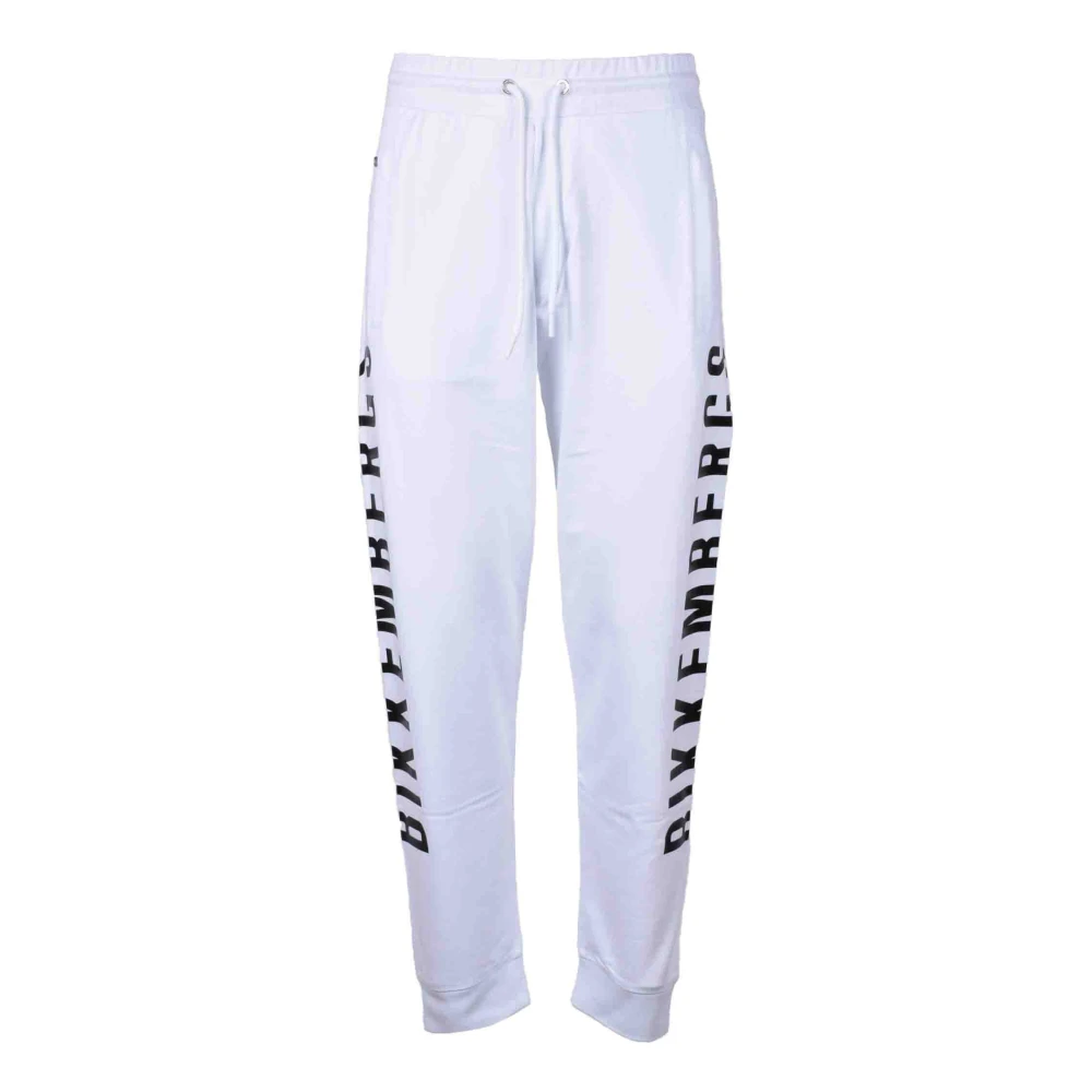 Bikkembergs Katoen Elastaan Broek White Heren