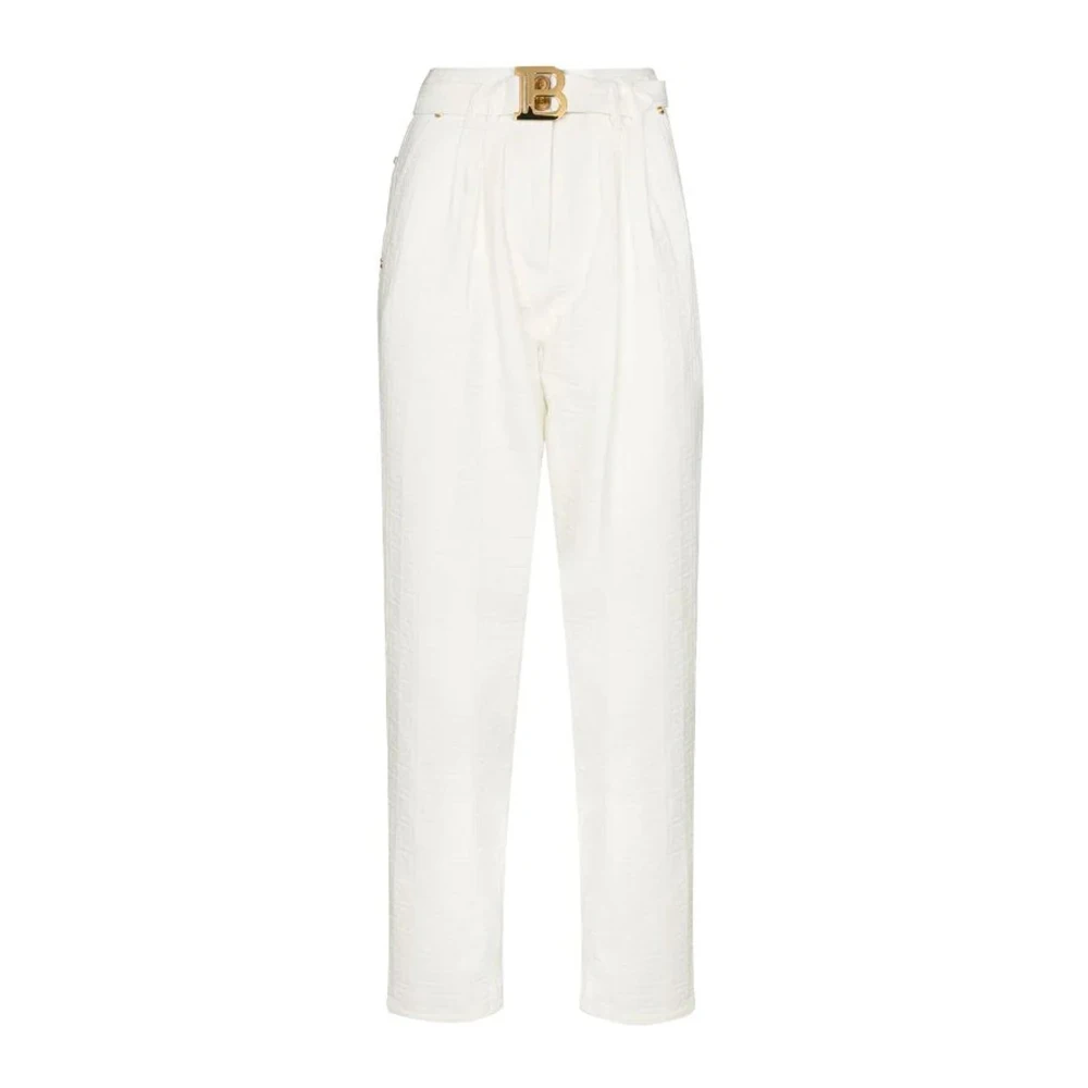 Balmain Trousers White Dames