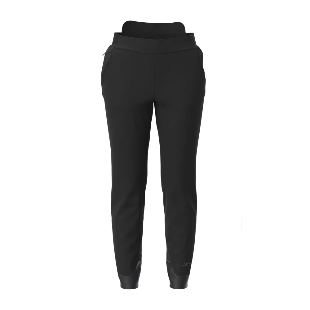 LaMunt Zwarte Chino Trek Broek Black Dames