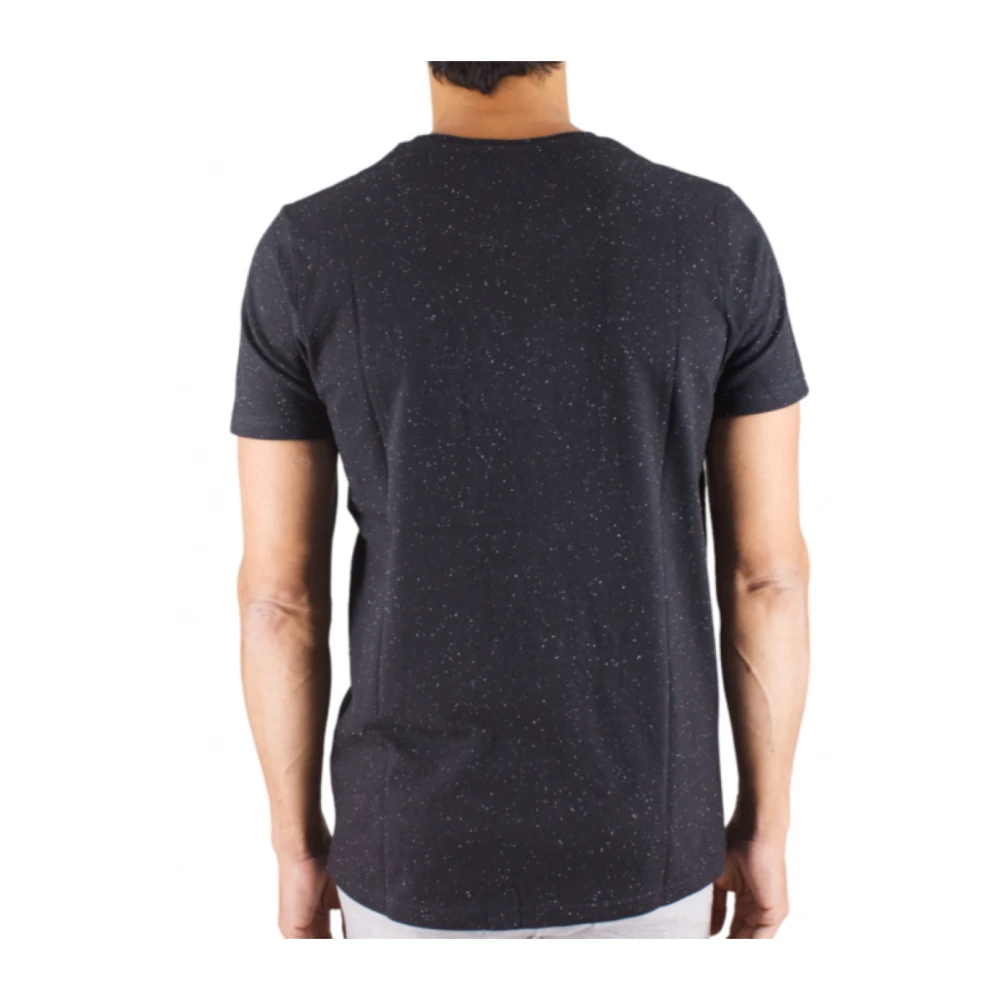 Cerruti 1881 Geborduurd Logo T-shirt Coloratura Black Heren