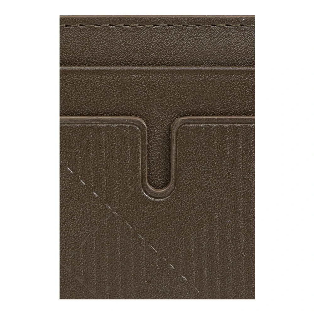 Burberry Leren kaarthouder Green Heren