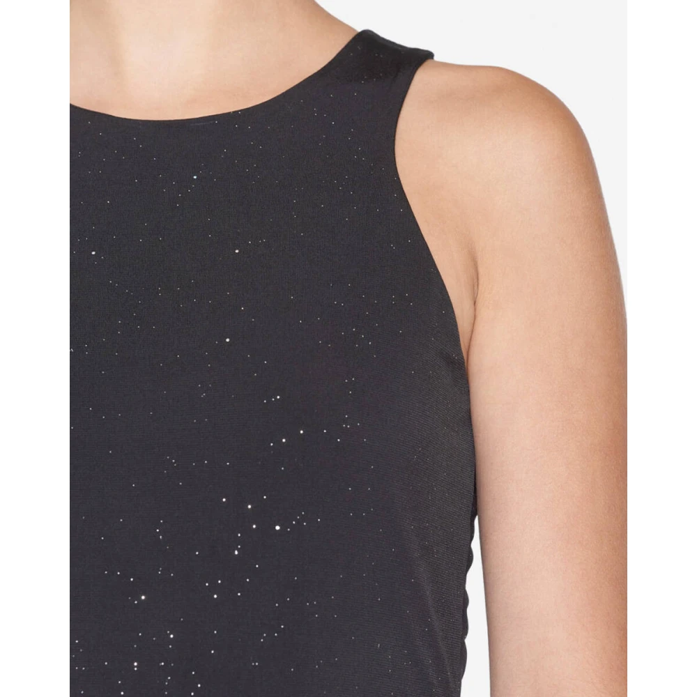 Sisters Point Lange Mouw Top in Goa Stijl Black Dames