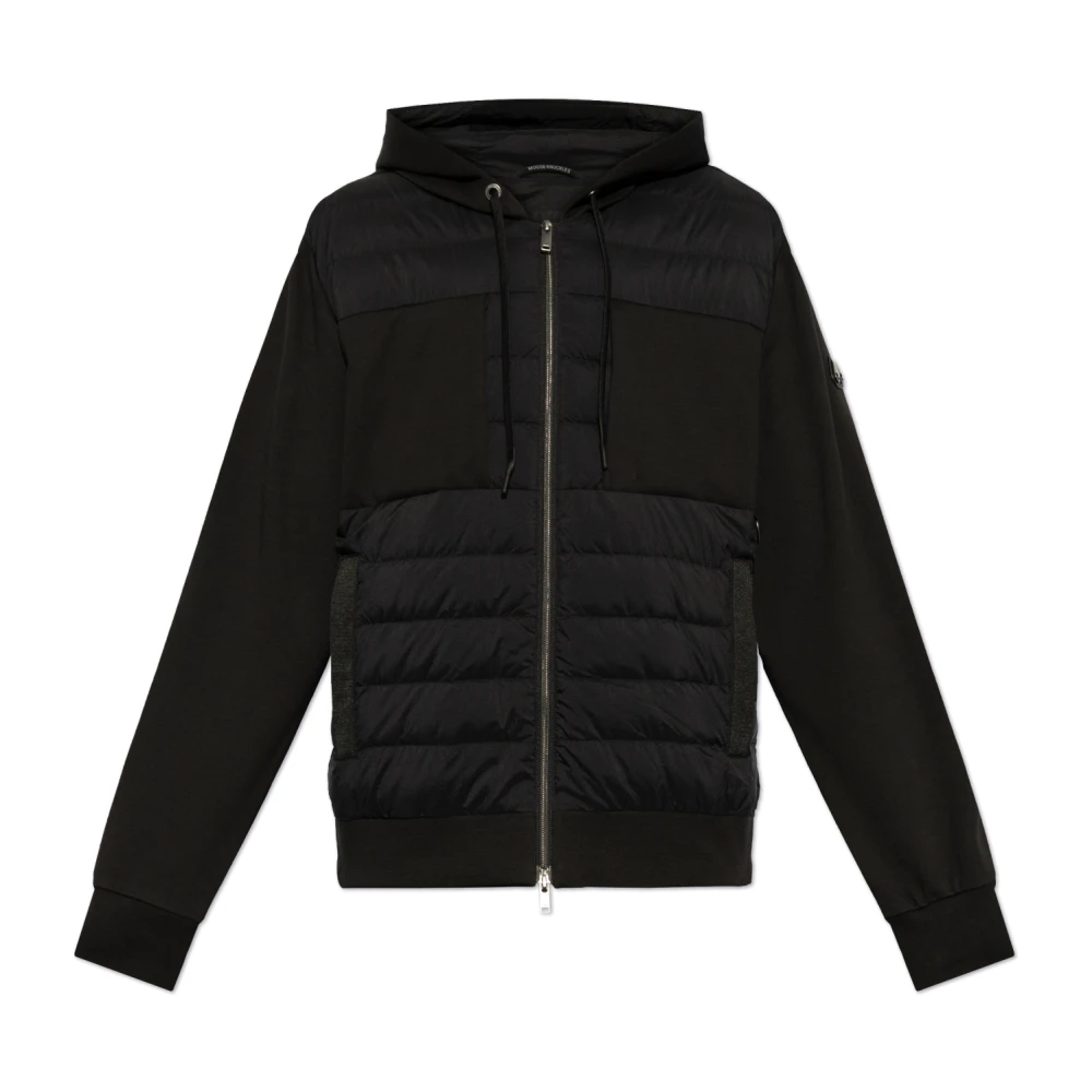 Moose Knuckles Sweatshirt met gewatteerde voorkant Black Heren