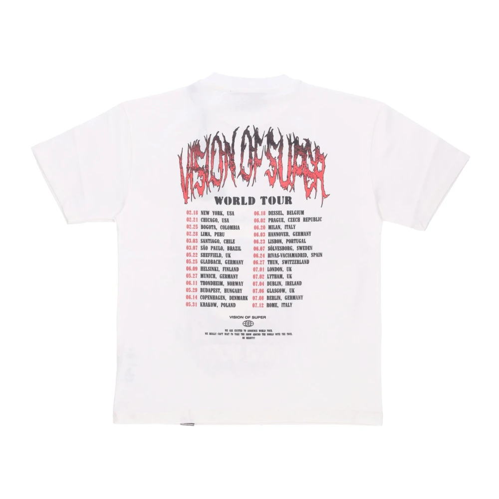 Vision OF Super Cobra Mouth Print Tee White Men's T-Shirt White Heren