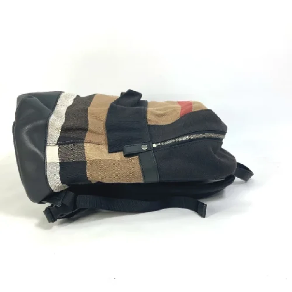 Burberry Vintage Pre-owned Canvas backpacks Beige Heren