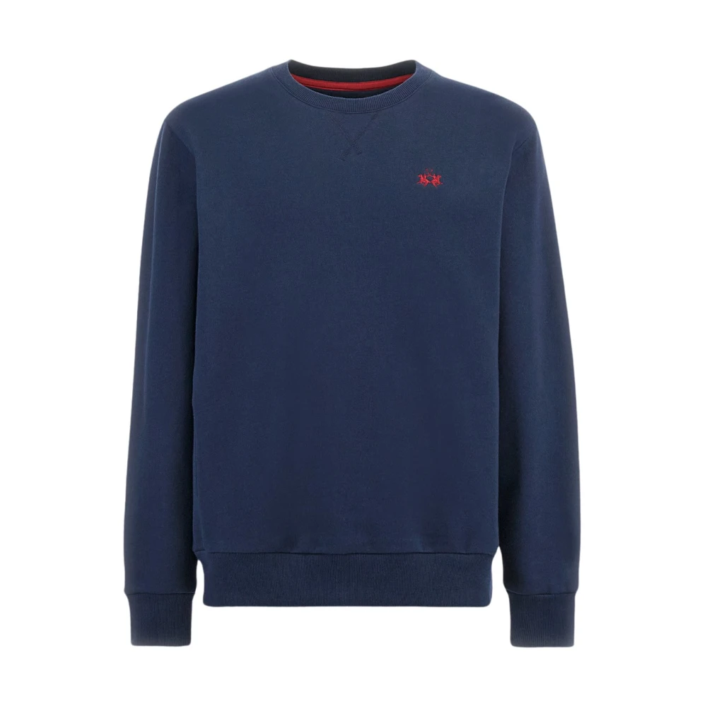 LA MARTINA Blauwe Sweaters voor Mannen Blue Heren