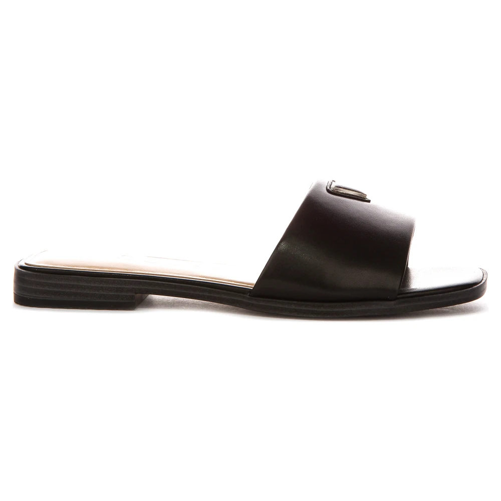 Guess Women's Black Ramlan Logo Slider Fljrmaele19 - Sliders - 6 Uk - Shoes
