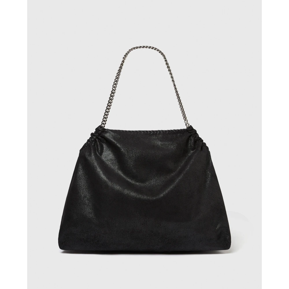 Stella Mccartney Zwarte Eco Shaggy Deer Schoudertas Black Dames