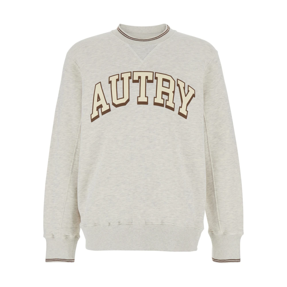 Autry Grijze Trui met Ronde Hals Gray Heren