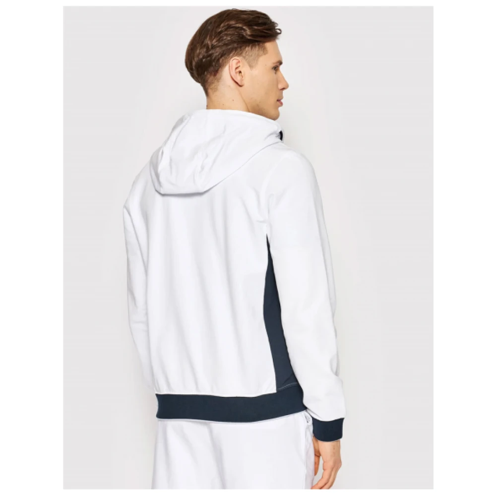 aeronautica militare Verstelbare Hoodie met Ritssluiting White Heren