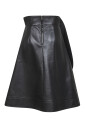 jupe-midi-en-cuir-noir-a-line