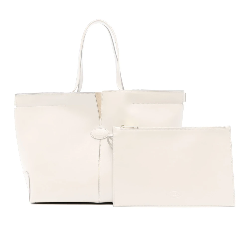TOD'S Stijlvolle Leren Tas White Dames