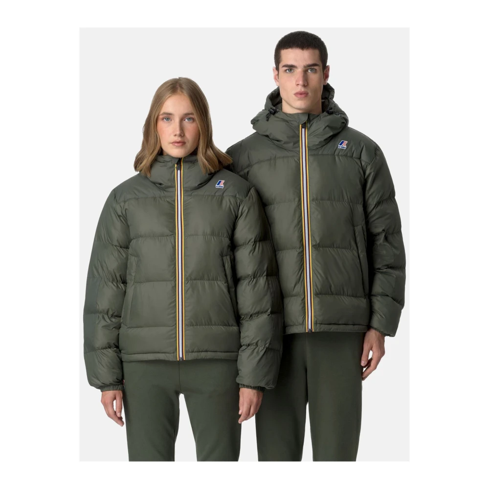 K-way Stijlvolle Herenjas Green Unisex