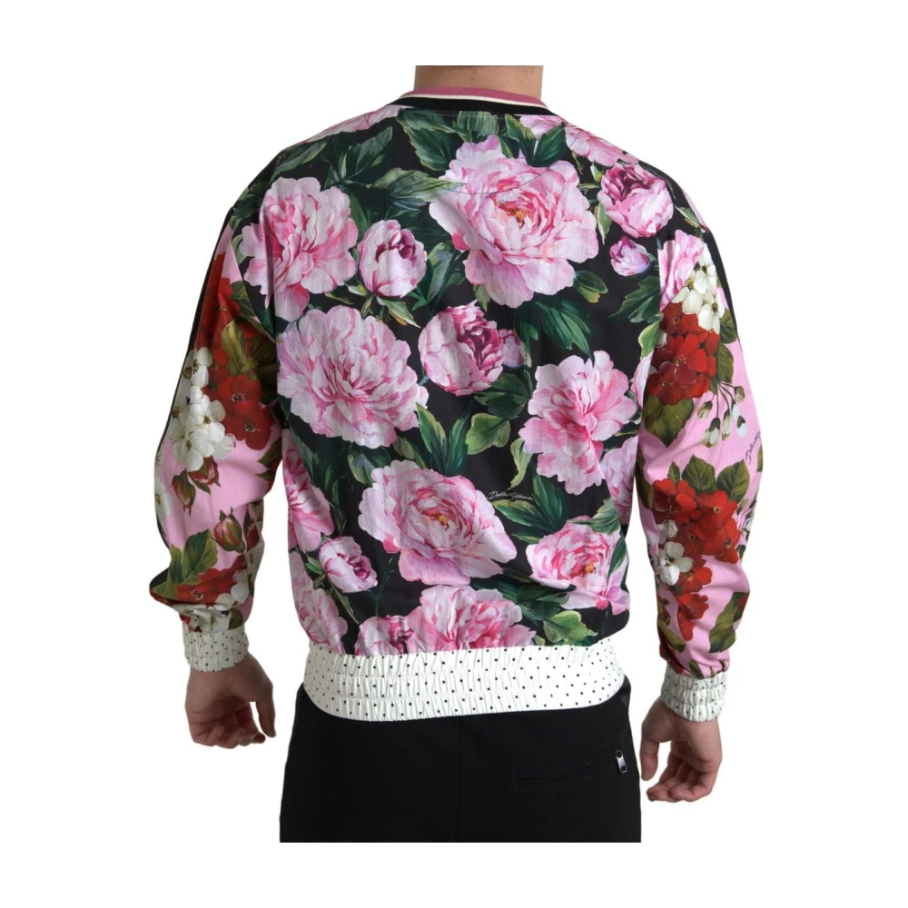 Dolce & Gabbana Bloemenprint Crewneck Sweater Multicolor Heren