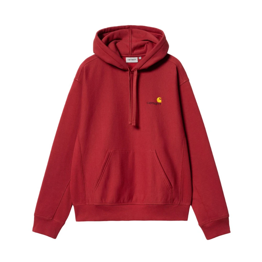Carhartt WIP Essentiële hoodie voor casual stijl Red Heren