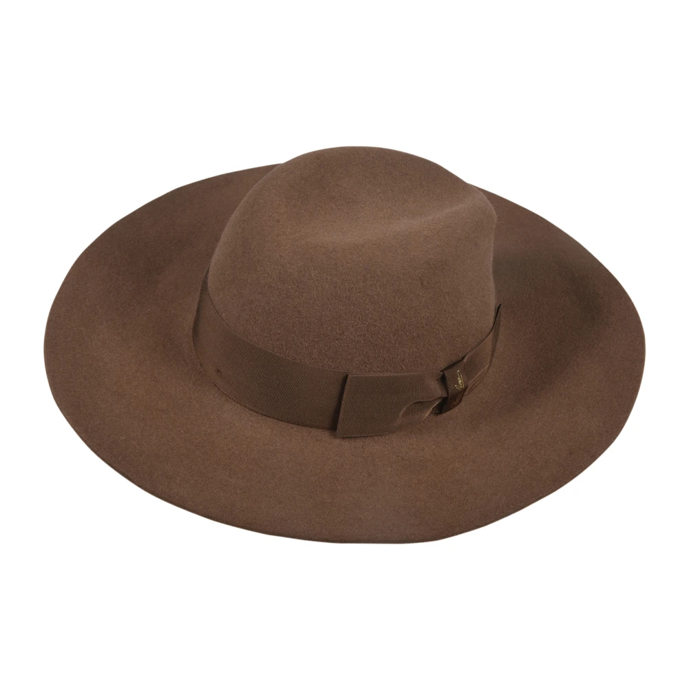 Borsalino Stijlvolle Hoeden Collectie Brown Dames