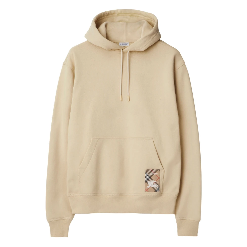 Burberry Beige Sweater met Koordcapuchon Beige Heren