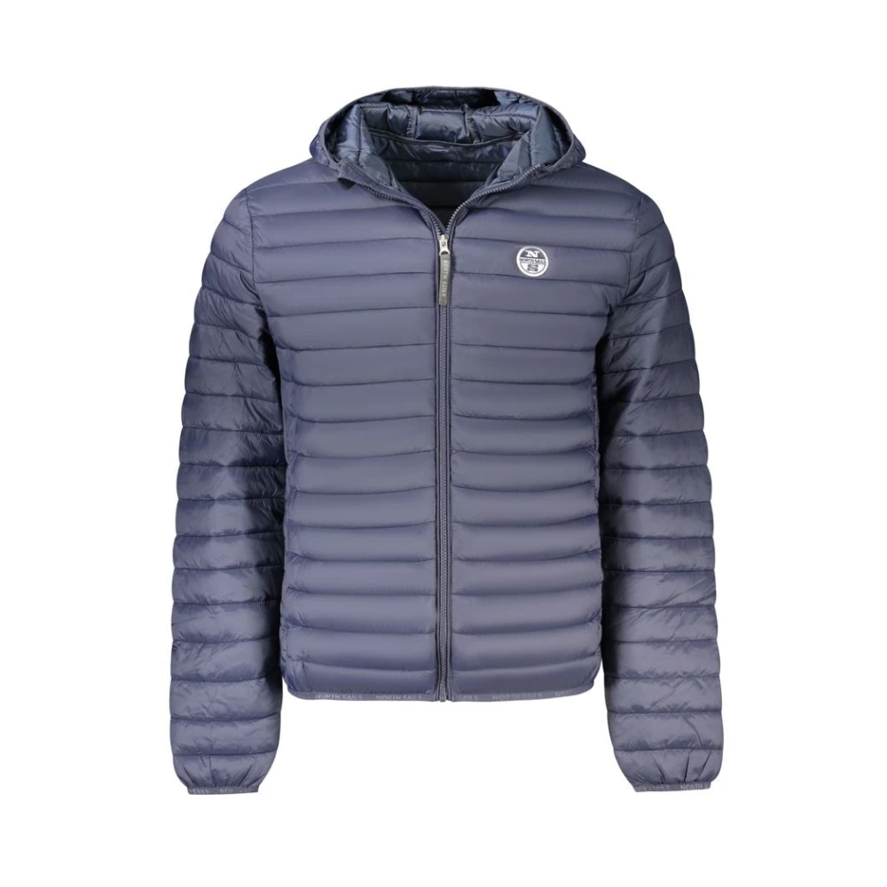 North Sails Blue Polyester Men Jacket - Male - Winter Jackets - Blue - S - Jackets