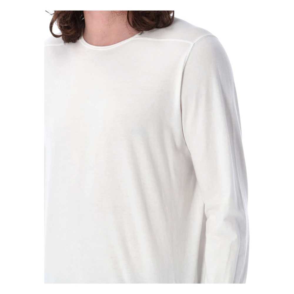 Rick Owens Lange Mouw T-shirt White Heren