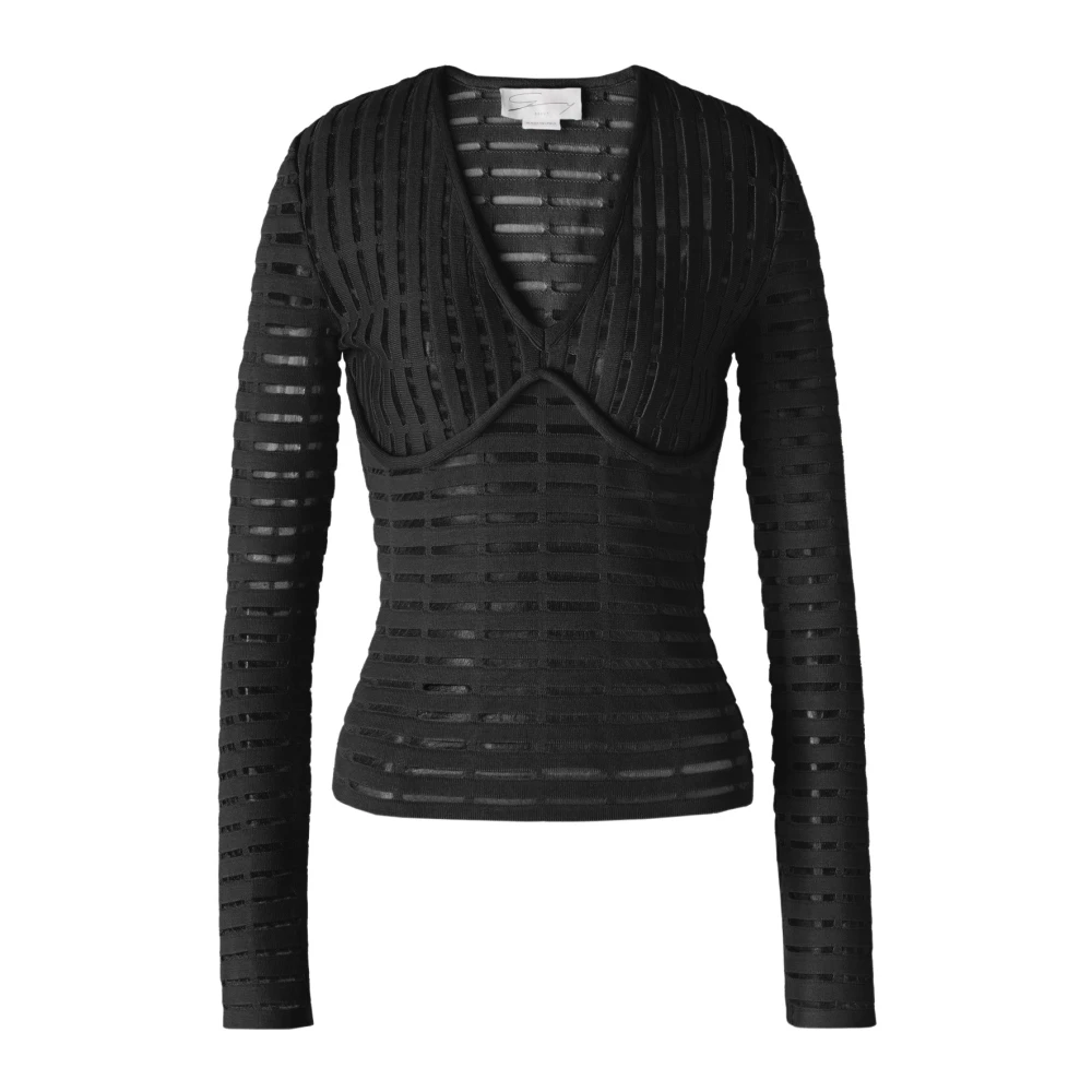 Genny Donna Nero - Sweaters - Knitwear - S
