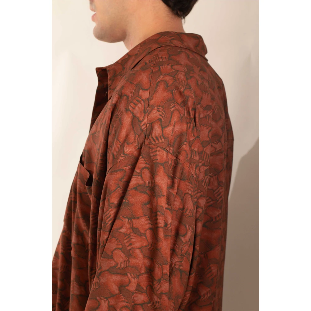 Magliano Beige People's Hand Shirt Brown Heren