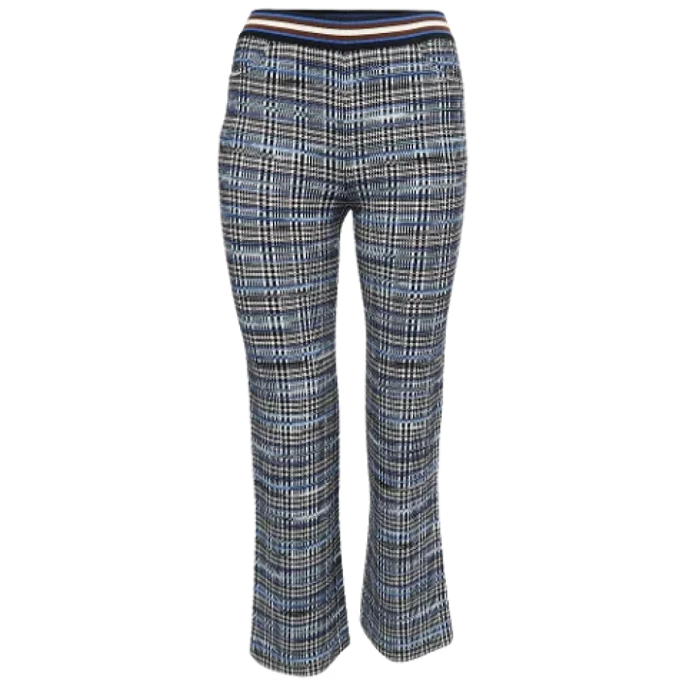 Missoni Pre-owned Knit bottoms Blue Dames