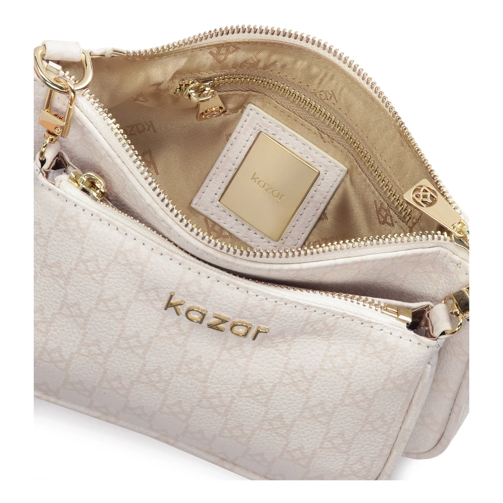 Kazar Witte en beige tas voor vrouwen White Dames
