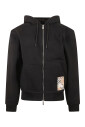 check-label-zip-hoodie
