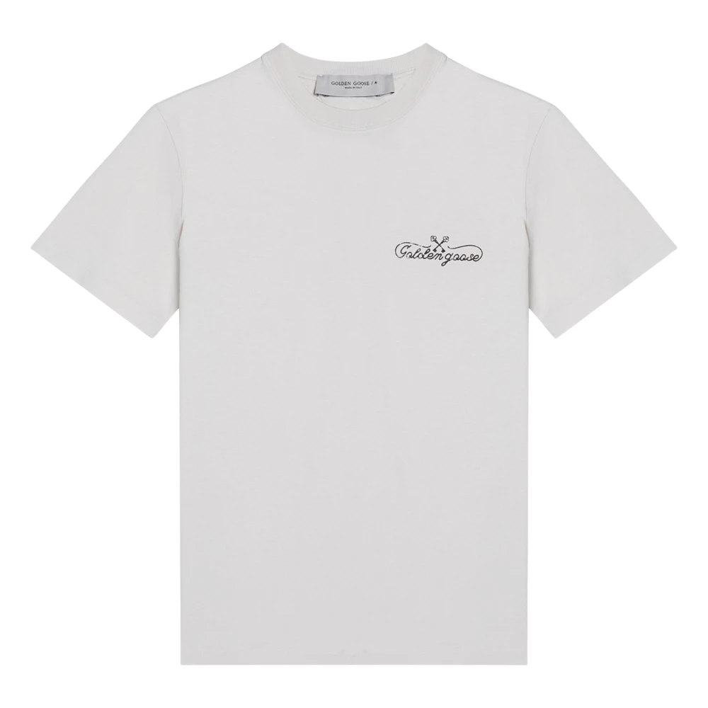 Golden Goose Korte mouwen ronde hals T-shirt White Dames