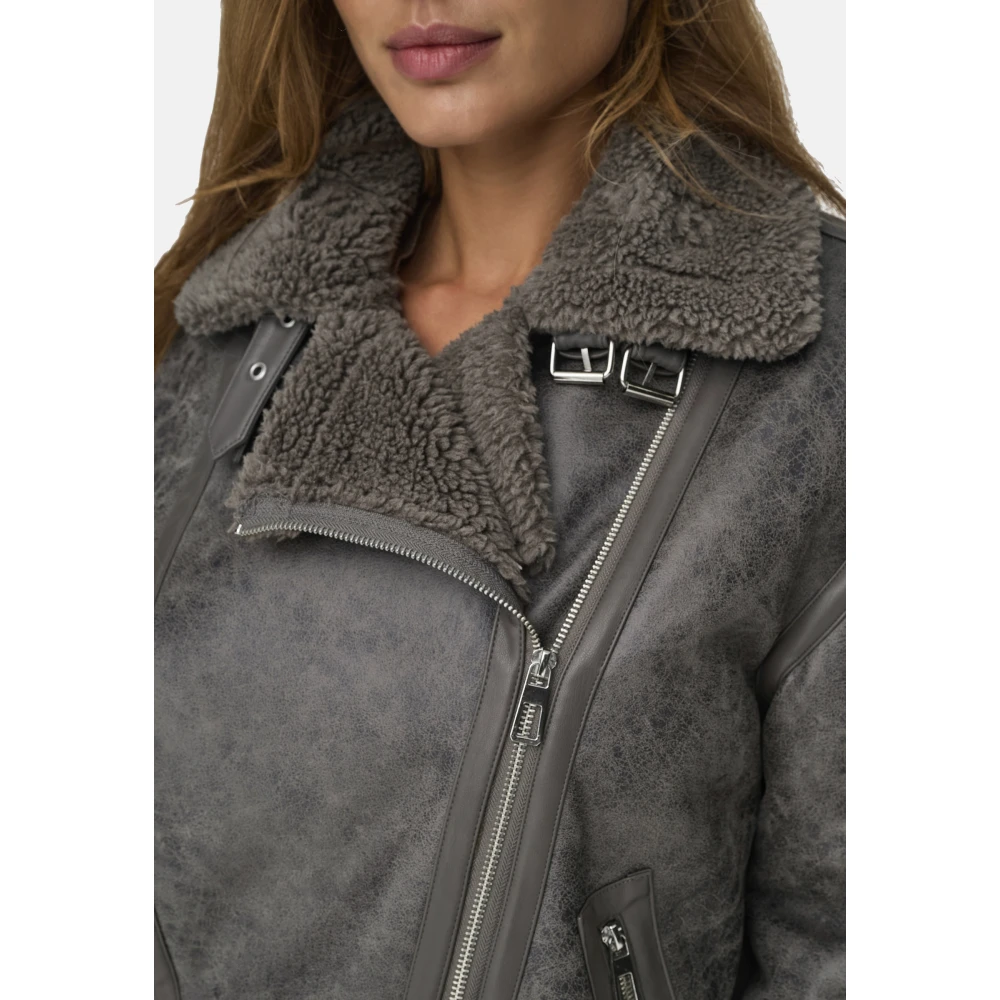 Only Betty Kunstleren Aviator Jack Gray Dames