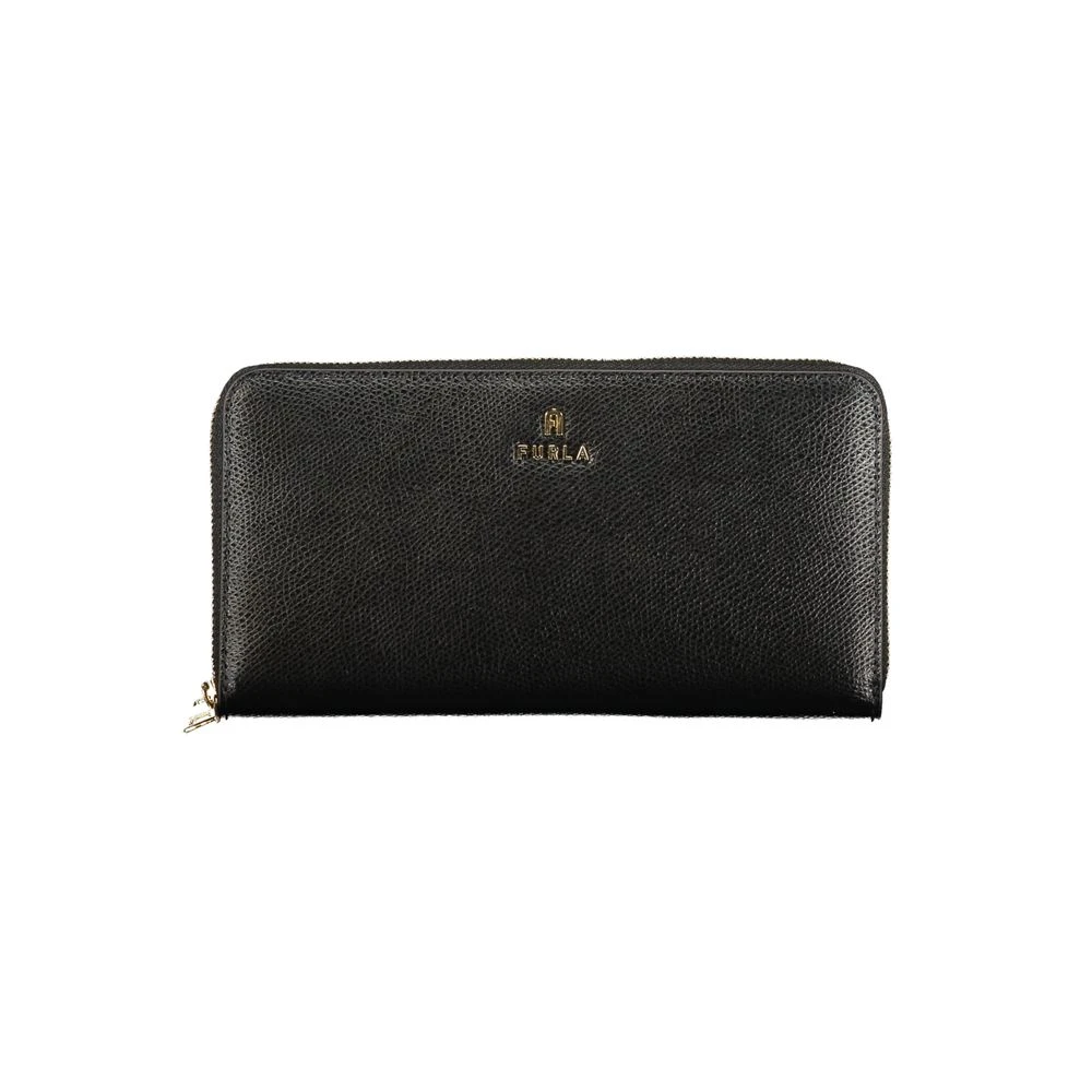 Furla Women's Black Wallets & Cardholders, One Size, Camelia Xl Zip Around Wallet