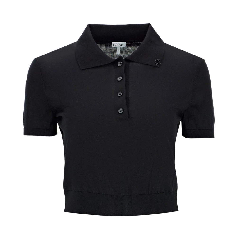 Loewe Polo Shirts Black Dames