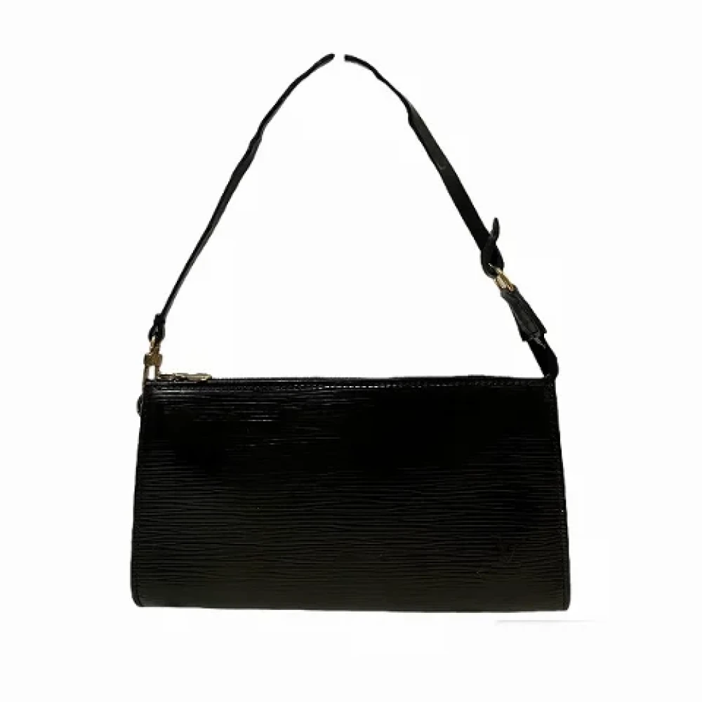 Louis Vuitton Vintage Pre-owned Leather clutches Black Dames