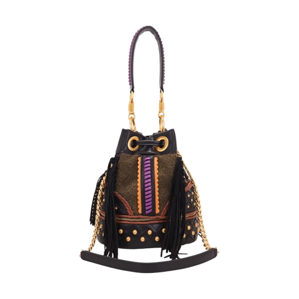 La Carrie Stijlvolle leren tas voor vrouwen Multicolor Dames