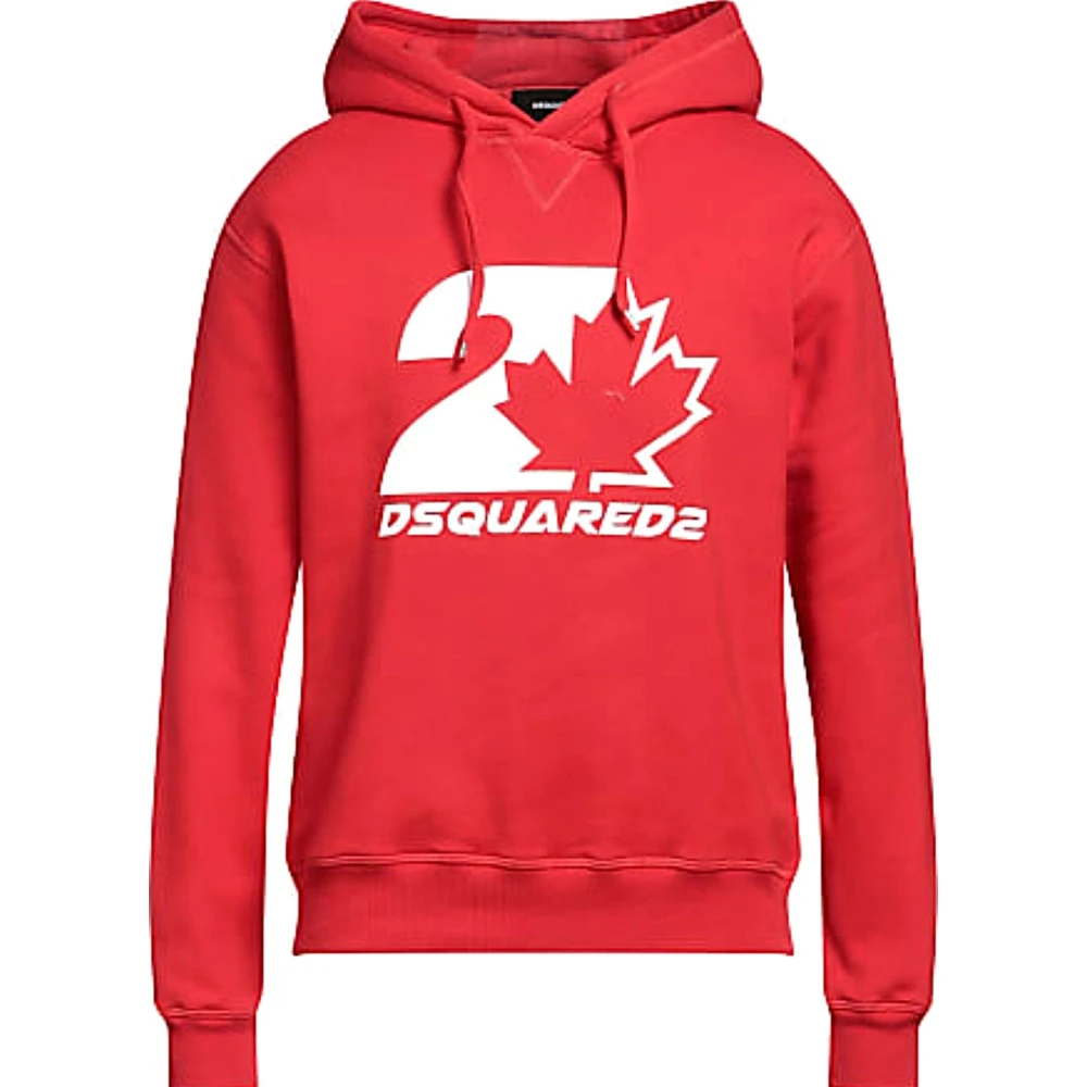 Dsquared2 Stijlvolle Sweatshirt voor Mannen Red Heren