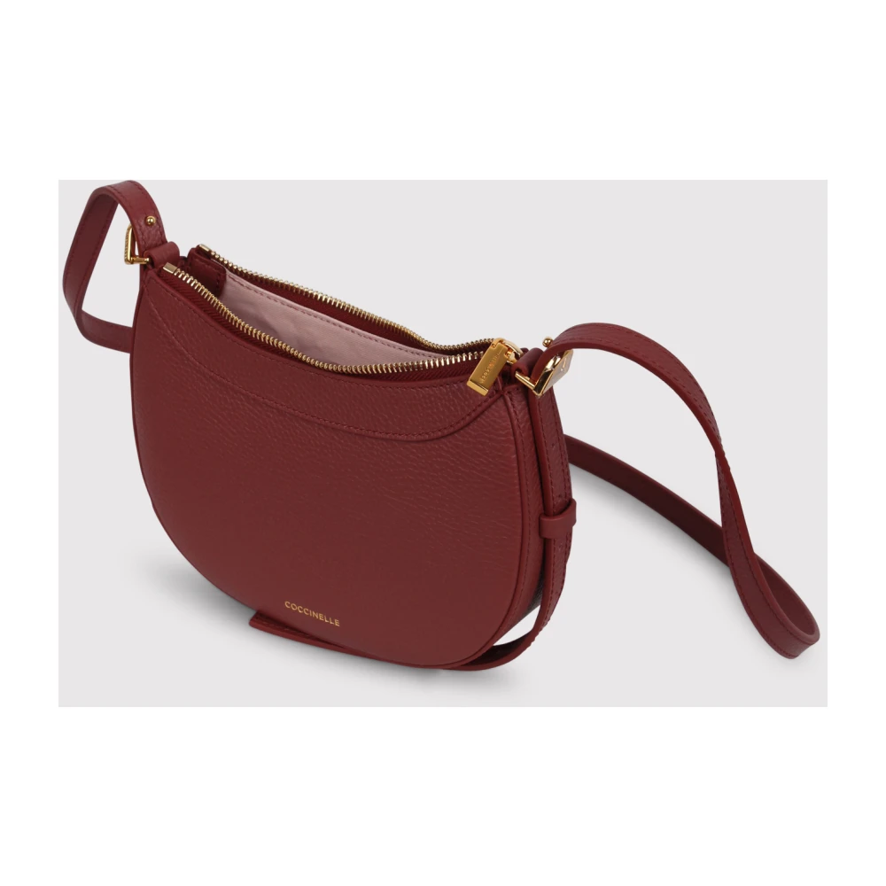 Coccinelle Whisper Schoudertas met Plectrum Detail Red Dames