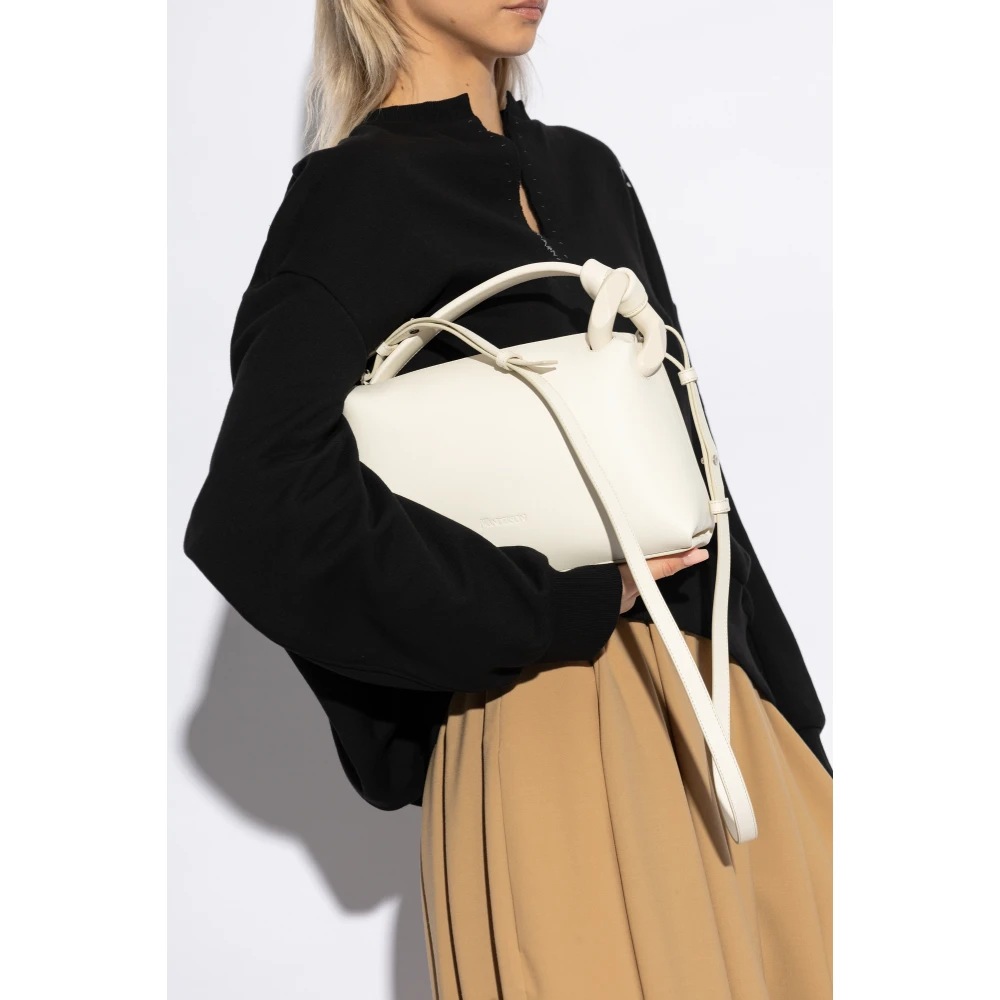 JW Anderson Leren handtas Beige Dames