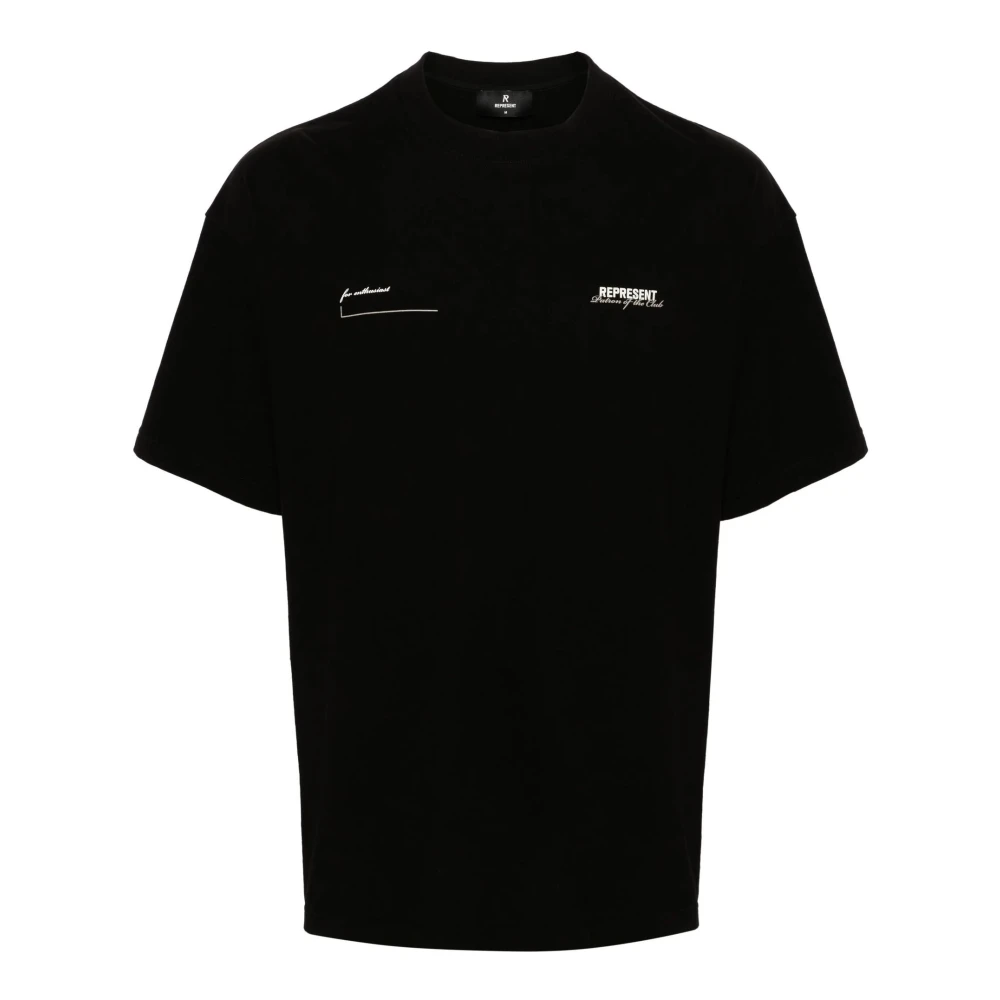 Represent Patron of the Club Tee Black Heren